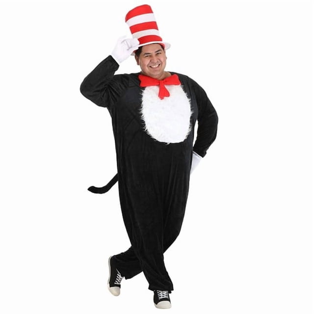 Plus Size Cat in the Hat Adult Costume