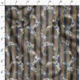 thumbnail image 3 of Soimoi Tissu en Poly Georgette Vert Imprimé Floral Trèfle 1 Yard 52 Pouces de Large, 3 of 6