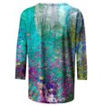 thumbnail image 5 of TIMIFIS Womens Tops 3/4 Sleeve Casual Loose Fit Tunic Tops Scoop Neck T-Shirt - Fall Savings Clearance, 5 of 5