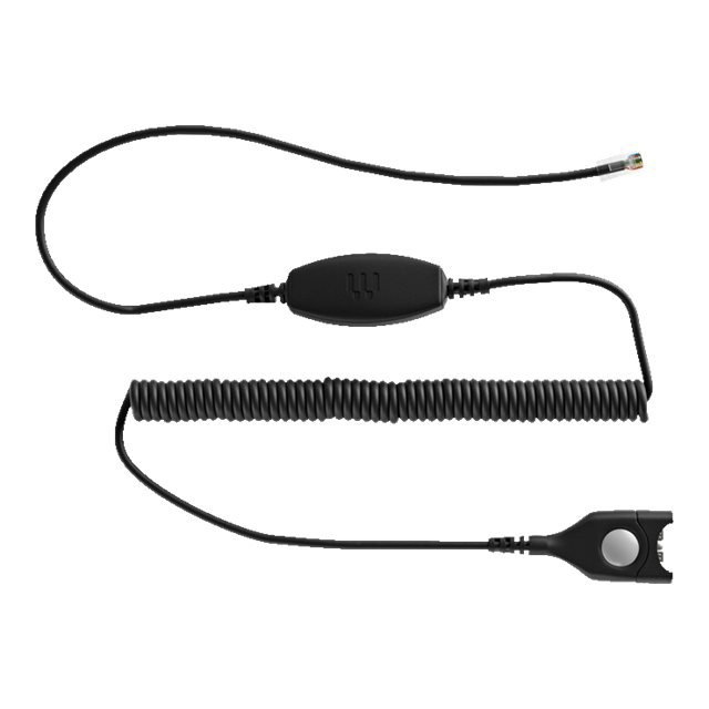 EPOS CAVA 31 - Câble de Casque - EasyDisconnect vers RJ-9 Mâle - Noir - Enroulé