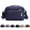 darkblue, variant on CHOK Nylon Shoulder Bag Women Waterproof Crossbody Bag Multi-pocket Handbag Large Capacity Messenger Bag-Light Grey