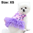 thumbnail image 2 of Robe Tutu Nouée pour Chiot Robes de Princesse pour Petits et Moyens Chats Chiots, 2 of 7