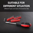 thumbnail image 5 of Tool Set General Household Hand Tool Kit With Plastic Toolbox, Storage Case, Red & Black | Hammer, Pliers & Screwdrivers Tool, Durable & Reliable | Portable & Lightweight, Repairs, Diy, 5 of 5