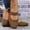 Brown, variant on Cameland Comfortable Women's Shoes Women's Foreign Trade Large Size New Flat Casual Work Knitted Shoes Round Head Shallow Mouth Slip-on Shoes