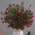 thumbnail image 2 of TopLLC Artificial Flowers, Fake Flowers Artificial Flowers Long Small Roses Modern Living Room Decorations Table Flowers Flower Arrangements Artificial Flower Bouquets Fake Roses, 2 of 3