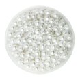 thumbnail image 4 of 500 Pcs Perles Entretoises Rondes 6mm / 1/4 Pouces Blanches, 4 of 6
