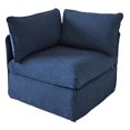 thumbnail image 1 of Ensemble modulaire de fauteuils d'angle Lanai, bleu, 1 of 6