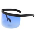 thumbnail image 1 of Baohd Grande Visière Coupe-Vent Demi-Visage Protection Anti-UV Miroir Lunettes de Soleil Rétro Protecteur, 1 of 8