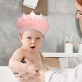 thumbnail image 1 of PRETXORVE Bouclier de Douche Douche pour Enfants Visière Chapeau pour Protection des Yeux et des Oreilles pour Enfants de 0 à 9 Ans Forme Mignonne Rend le Bain de Bébé Plus, 1 of 8