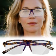 Flip Up Reading Glasses With Blue Light Filtering And Reading Assistance Featuring A Clip On Design For Both Men And Women