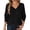 Black, variant on LUOGENLI Womens Sweaters Cropped Cardigan Crewneck Sweater Long Sleeve Knitted Pullover Soft Comfortable Casual for Everyday Wear Versatile Blouse Blue Size XXL
