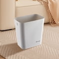 thumbnail image 1 of TopLLC Garbage Can, Trash Can, Kitchen Trash Can Rectangular Open Top Waste Bin Suitable For Home Bathroom Kitchen Bedroom Office Waste Bin Modern Design Plastic Waste Bin rubbish bin, 1 of 7