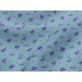 thumbnail image 4 of oneOone Viscose Jersey Fabric Leaves & Flower Floral Print Fabric BTY 60 Inch Wide, 4 of 5