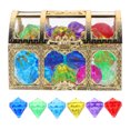 thumbnail image 1 of Miangastore 1 Set Colorful Plastic Diamonds Gems Fake Gem Jewels Acrylic Diamond Gems for Crafts with Box, 1 of 9