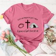 thumbnail image 2 of LUOGENLI T-shirts pour Femme pour Femmes T-Shirt Décontracté à Imprimé de Lettres Col Rond Manches Courtes T-Shirt Plusieurs Couleurs T-shirts pour Femmes T-shirts Graphiques TTG Grande Taille Saint-Valentin S, 2 of 5