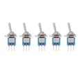 thumbnail image 1 of Miulika Premium 3PDT Triple-Pin PCB Lug Switch Bundle , Blue, 2 Pcs, 1 of 8