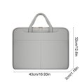 thumbnail image 2 of RKSTN Sacs de Déménagement Sac Mince pour Ordinateur Portable Mallette de Réunion d'Affaires Étudiant Mode Sac de Rangement pour Tablette à Plusieurs Couches, 2 of 5