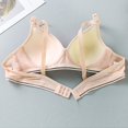 thumbnail image 4 of CHUANK Bras Easter Clearance Summer Fall Woman‘s Printing Gathered Together Daily Bra Underwear No Rims Blue, 4 of 6