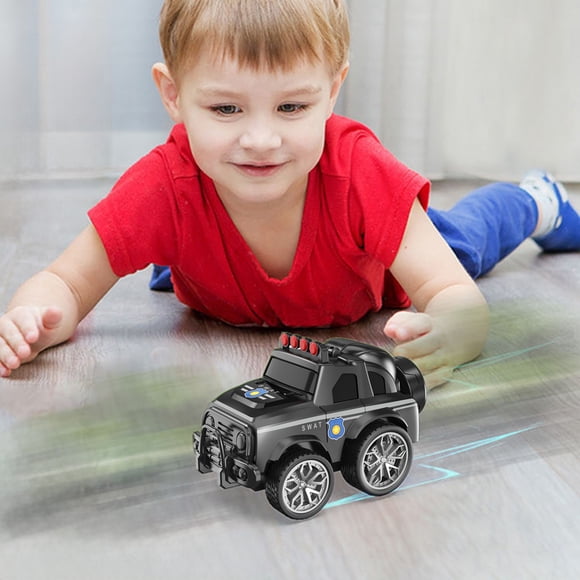 360 Rotating Stunt Friction Polices Off Road Toy Car For 2 Year Old Boys Kids Rides Vehicle