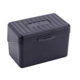 thumbnail image 2 of ZTTD Business Card Organizer, Index Card Holder, Plastic Index Card Holder Box for Flashcards, Notecards, Recipes, 300-400 Capacity, Black, S, 2 of 9