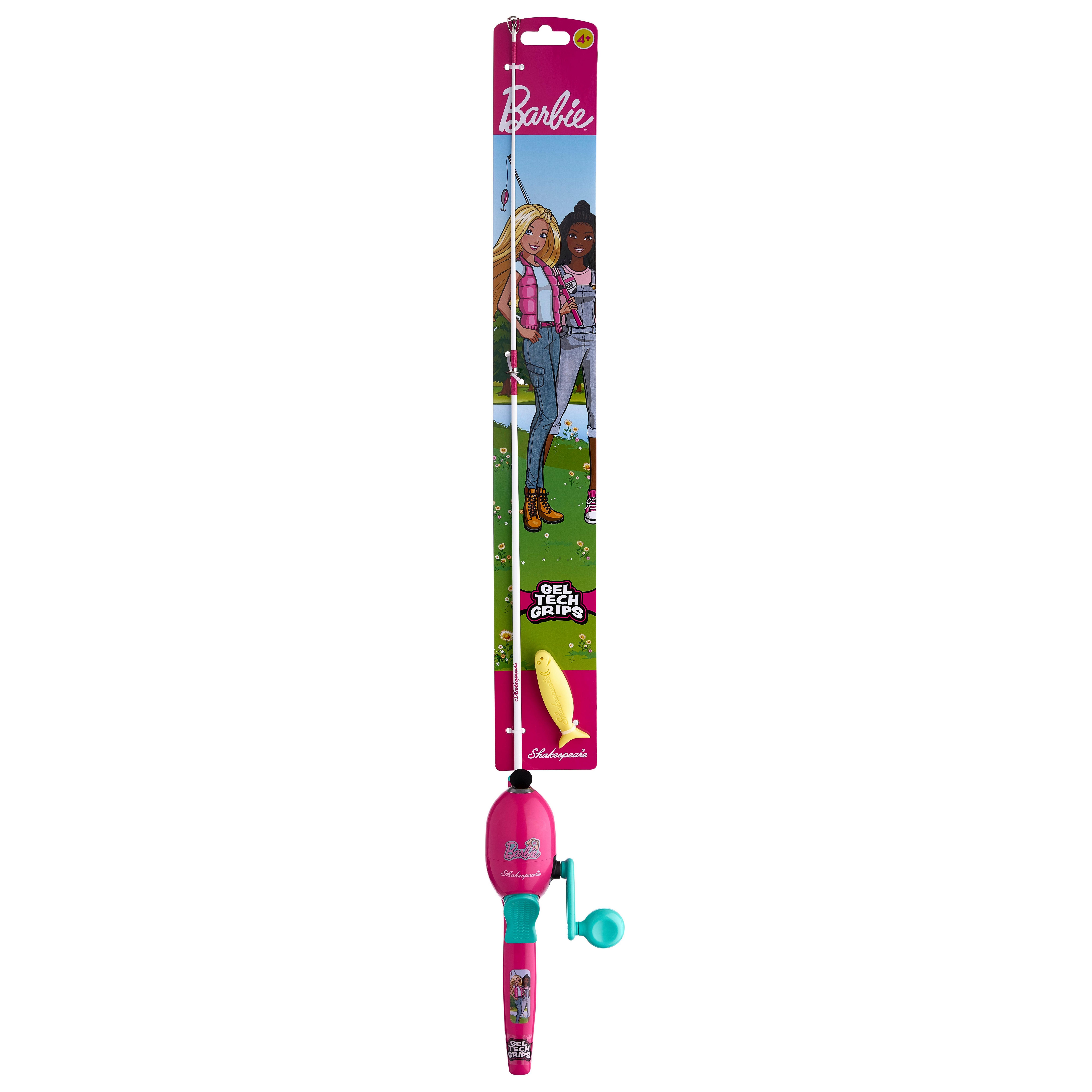 Shakespeare Barbie Spincast Rod and Reel Fishing Combo