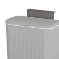 thumbnail image 1 of Baohd Kitchen Waste Compost Bin Multifunction Holder for Cabinet Door Countertop Grey 9L, 1 of 9