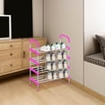 thumbnail image 5 of TopLLC Shoe Rack, Shoe Rack Organizer Shoe Rack-multi-layer- Economical Entrance Assembly-multifunctional Plastic-4-layer Storage-wrought Iron Dormitory Storage Rack shoe rack, 5 of 5
