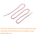thumbnail image 3 of Unique Bargains Purse Chain Strap, 55' Purse Strap Shoulder Bag Replacement Strap, Pink&Gold, 3 of 6
