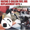 thumbnail image 1 of Deals of The Day Clearance! Racing Jug Hose And Cap Kit Racing Filler Hose Jug Hose Utility Jug Hose 14 Inch Filler Hose Gas Can Hose For Racing Container Gas Can Tank, 1 of 9