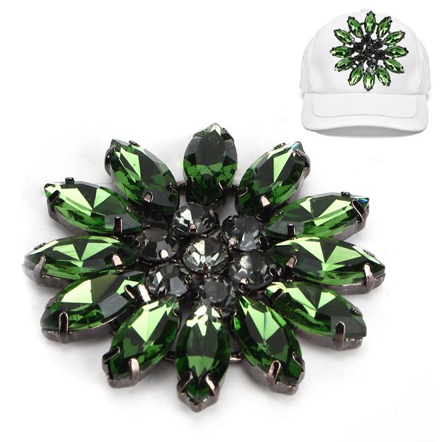 Clothing Accessories, Glass Applique 2PCS Colorful Beautiful Appearance For Amateurs For Professional Designers Red,AB Color,Yellow,Light Blue,Light Green,Peacock Blue,Dark
