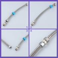 thumbnail image 4 of 2 Pcs Rallonge de Tuyau de Douche Universelle Rallonge de Tuyau Rendre le Tuyau Plus Long Prolonger, 4 of 11