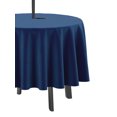 thumbnail image 3 of Vargottam Nappe Ronde Intérieure/extérieure 58 Pouces Nappe Ronde avec Parasol, Nappes de Patio Imperméables à Fermeture Éclair, Housses de Table Printemps/été pour Table Circulaire de Cour/barbecue/pique-Nique - Bleu Marine, 3 of 7