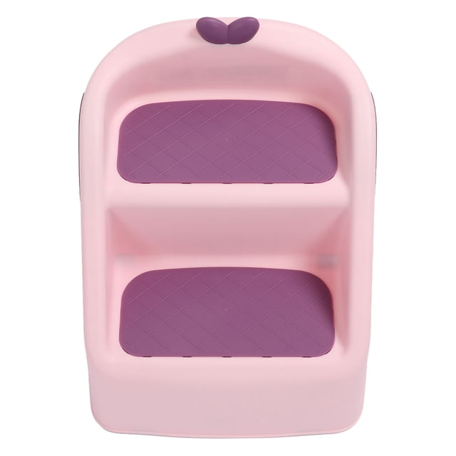 3 In 1 Toilet Potty Training Stool 2 Step Sink Toilet Stool Independent Folding Stepping Stool Slip Proof For Bathroom Kitchen Counter Toilet With
