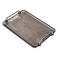 thumbnail image 1 of veasfak Hollow Handle Serving Tray, Rectangular Tray with Handle, Lightweight Food Trays S and White, 1 of 9