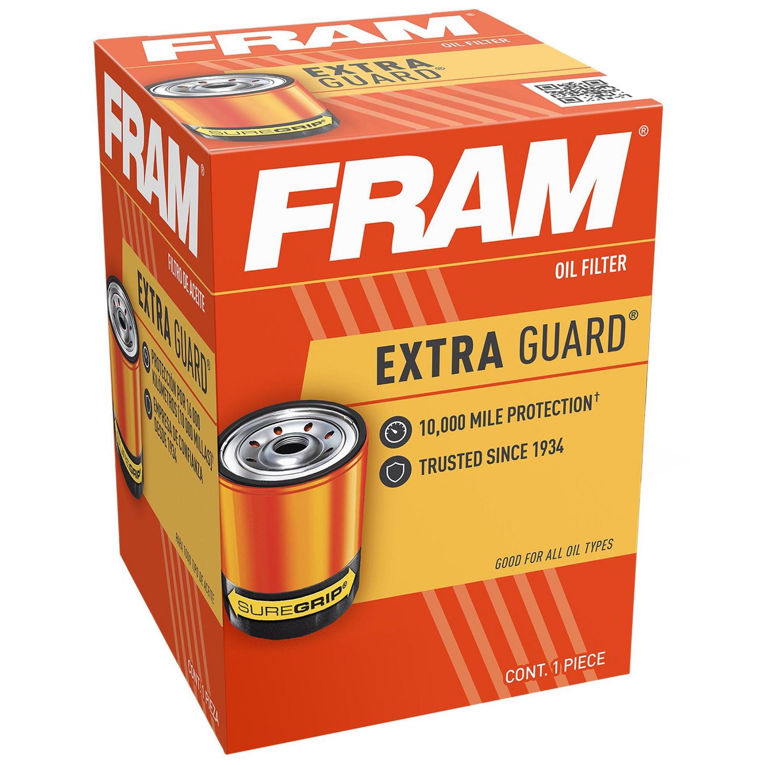 Filtre à huile amovible FRAM PH2870A Extra Guard