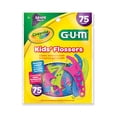 thumbnail image 1 of GUM® Crayola™ Porte-Fils pour Enfants, Enduits de Fluorure, Saveur de Raisin, 3 Ans et +, 75 Unités, 1 of 7