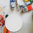 thumbnail image 2 of MasteelfCA 5pcs Plate Ink Dish Paint Plate Stationery Imitation Ceramic Painting Art Tray, 2 of 9