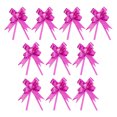 thumbnail image 1 of Unatoiry 10 Pieces Bow Pull Decor Festive Packing Lightweight Hand-Pulled Flower Wedding Birthday Christmas Holiday Accessory Rose/Rose Red 1Set, 1 of 6