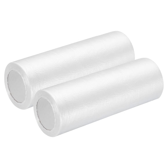2 Rolls 12 x 52 Ft Plastic Drop Cloth, Waterproof Protective Masking Film or Protecting Furniture, Flooring
