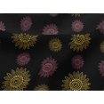 thumbnail image 4 of oneOone Viscose Jersey Fabric Spiral & Floral Block Printed Craft Fabric BTY 60 Inch Wide, 4 of 4