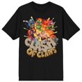 thumbnail image 1 of Clash of Clans Character Mash Up Black T-Shirt, 1 of 2