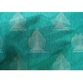 thumbnail image 4 of oneOone Cotton Silk Fabric Leaves & Tree Block Print Fabric BTY 42 Inch Wide, 4 of 4