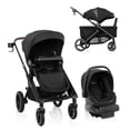 thumbnail image 1 of Evenflo Transformer Stoller Wagon Travel System w/LiteMax NXT Infant Car Seat (Seat 0-2 Years, Wagon 0-6 Years), 1 of 13