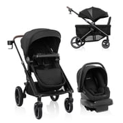 Evenflo Transformer Stoller Wagon Travel System w/LiteMax NXT Infant Car Seat (Seat 0-2 Years, Wagon 0-6 Years)