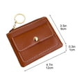 thumbnail image 3 of Women Mini Coin Purse, Small Wallet Handbag, Compact Card Holder with Cash Pocket, Lipstick Bag, Red Envelope Style Clutch, for Essentials Keys Cosmetics, 3 of 6