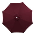 thumbnail image 5 of Dvkptbk 8.8ft Beach Umbrella for Sand, Outdoor Portable Patio Umbrella Replacement Canopy for 8 Ribs, 5 of 5