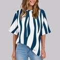 thumbnail image 2 of Pisexur Hauts d'Été pour Femmes Mode Décontractée Manches Courtes Col Rond T-Shirts Confortables Amples Surdimensionnés Imprimé Floral Blouses Hauts Mode T-Shirts Imprimés Graphiques Grande Taille Tops de Sortie S-5TG, 2 of 7