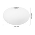 thumbnail image 2 of Replacement Glass Globe Shade Lampshade With Screw Thread Accessory For Pendant Wall Sconces Ball Lamp Cover Sphere Shade Lighting Fixture Replacement, 2 of 8