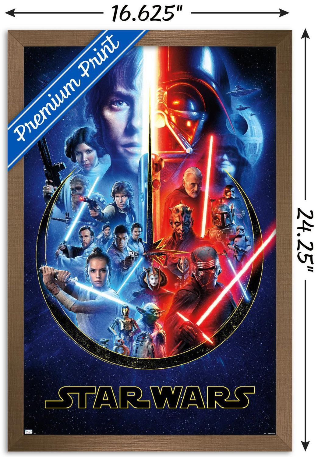 Star Wars - Skywalker Saga Wall Poster, 22.375" x 34"