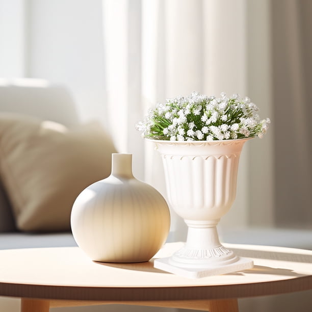 Lot de 2 pots de fleurs romains décoratifs pour mariage, jardinière